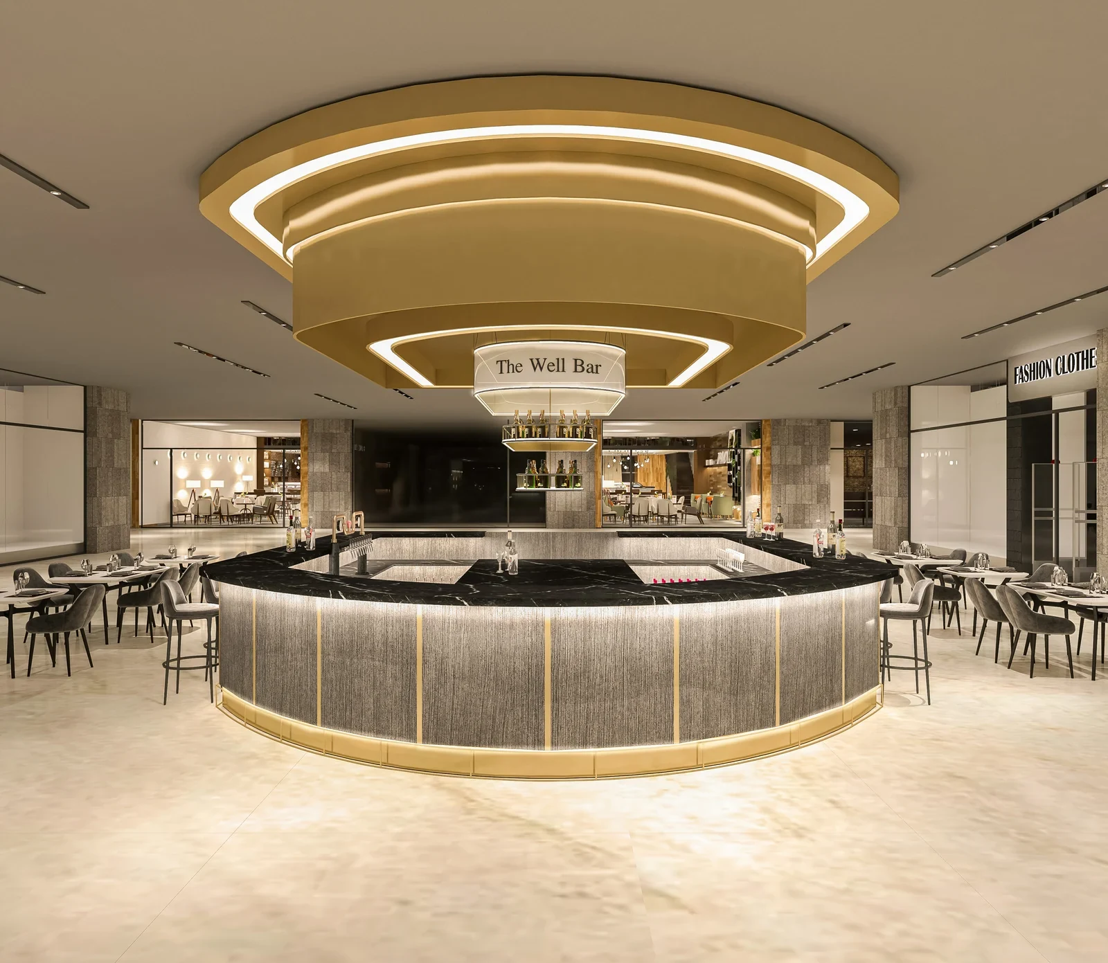 Market Bar design concept · Design visualization