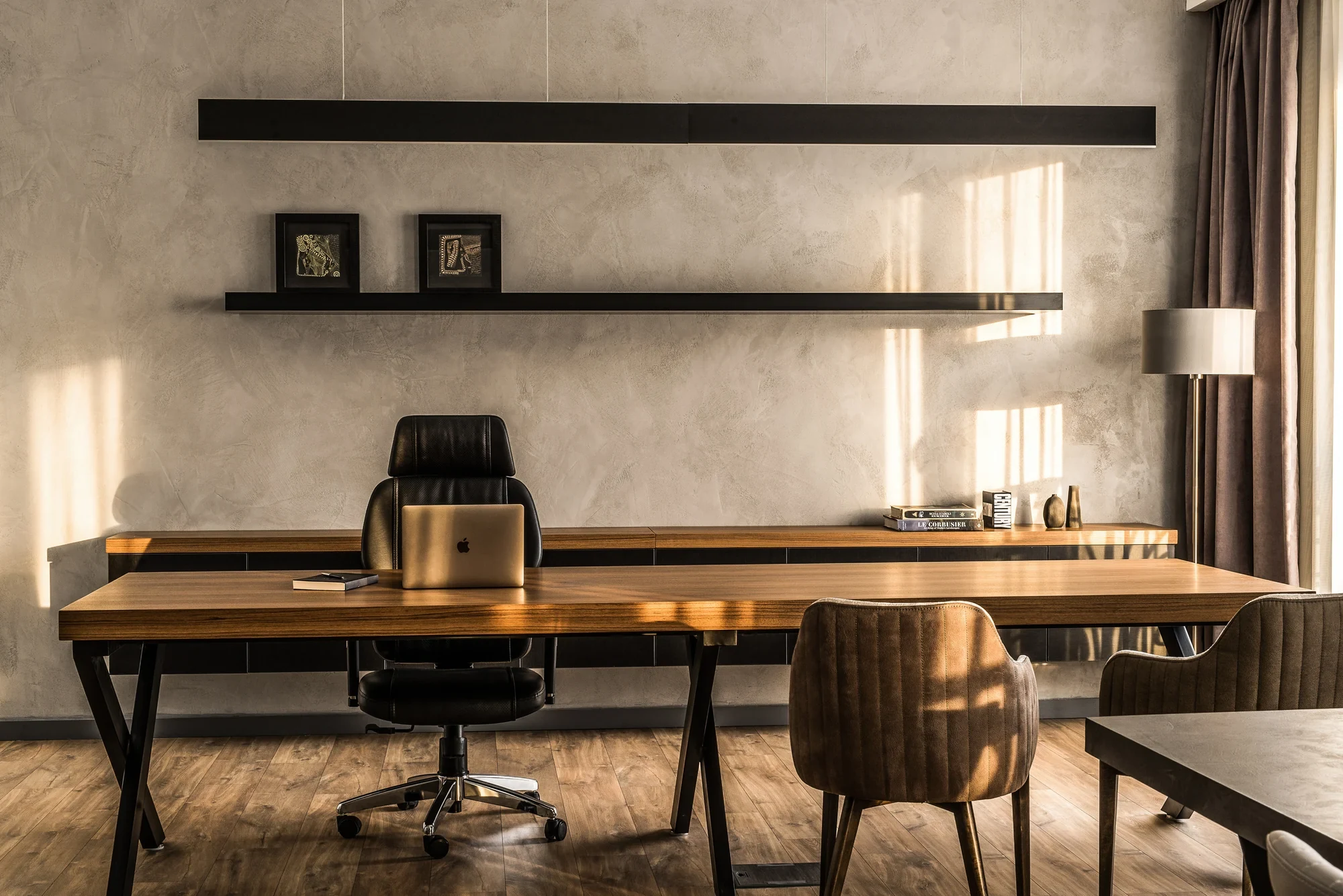 Completed CEO office, Private Office · Completed interior · Collaborative professional project