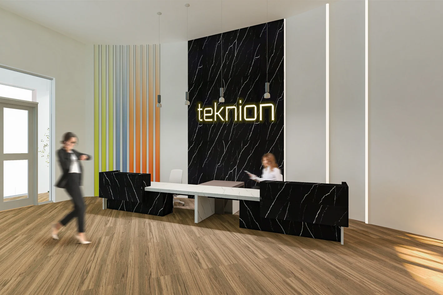 Reception desk · Design visualization