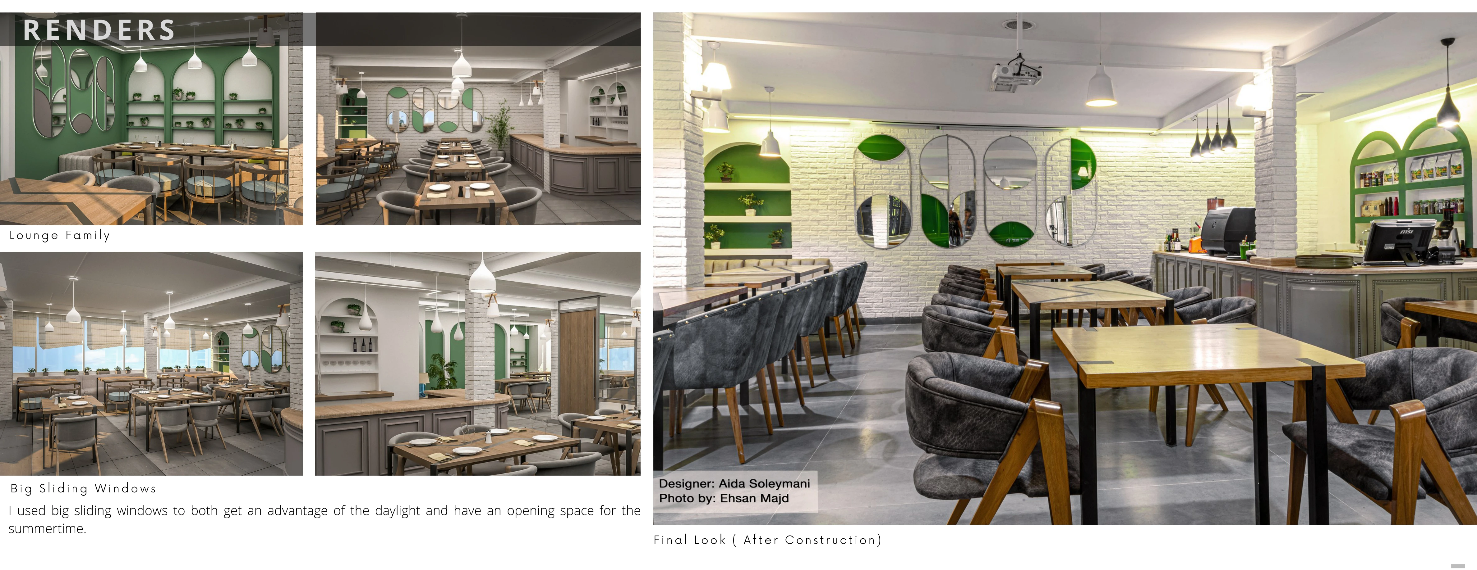 Restaurant / Design development & completed photography